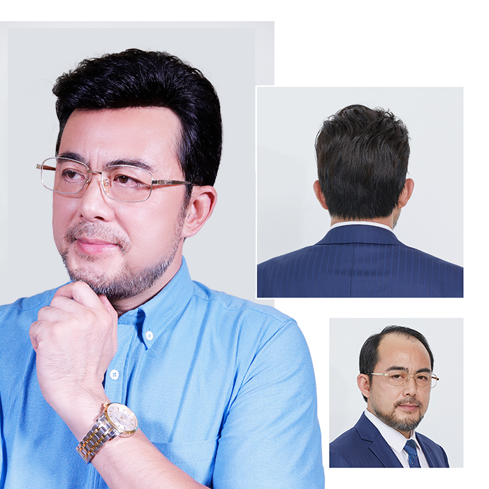 后背頭 唐風(fēng)采織發(fā)補發(fā)效果