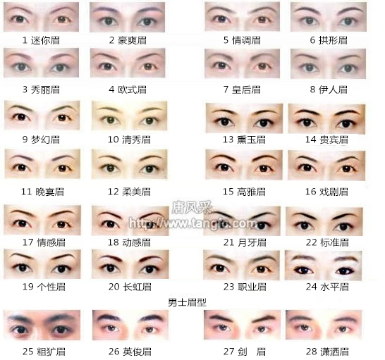 隱形眉毛 隱形眉毛